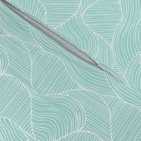 Dunes - Geometric Waves Stripes Light Aqua Regular Scale