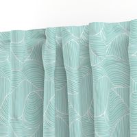 Dunes - Geometric Waves Stripes Light Aqua Regular Scale