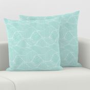 Dunes - Geometric Waves Stripes Light Aqua Regular Scale