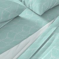 Dunes - Geometric Waves Stripes Light Aqua Regular Scale