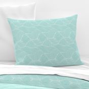 Dunes - Geometric Waves Stripes Light Aqua Regular Scale