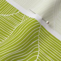 Dunes - Geometric Waves Stripes Lime Green Regular Scale