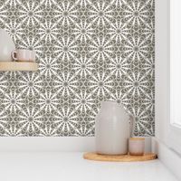 Flora - Geometric Flowers Taupe