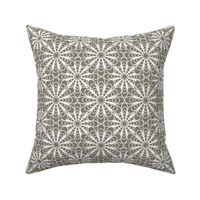 Flora - Geometric Flowers Taupe