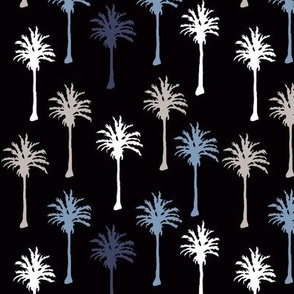Palm Trees on Black for Dinos