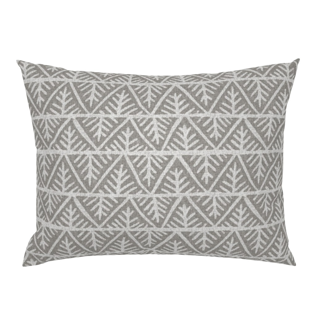 Textured Mudcloth in Gray