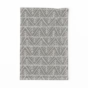 Textured Mudcloth in Gray