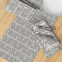 Textured Mudcloth in Gray