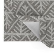 Textured Mudcloth in Gray