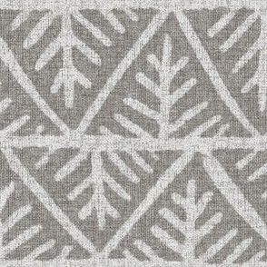 Textured Mudcloth in Gray