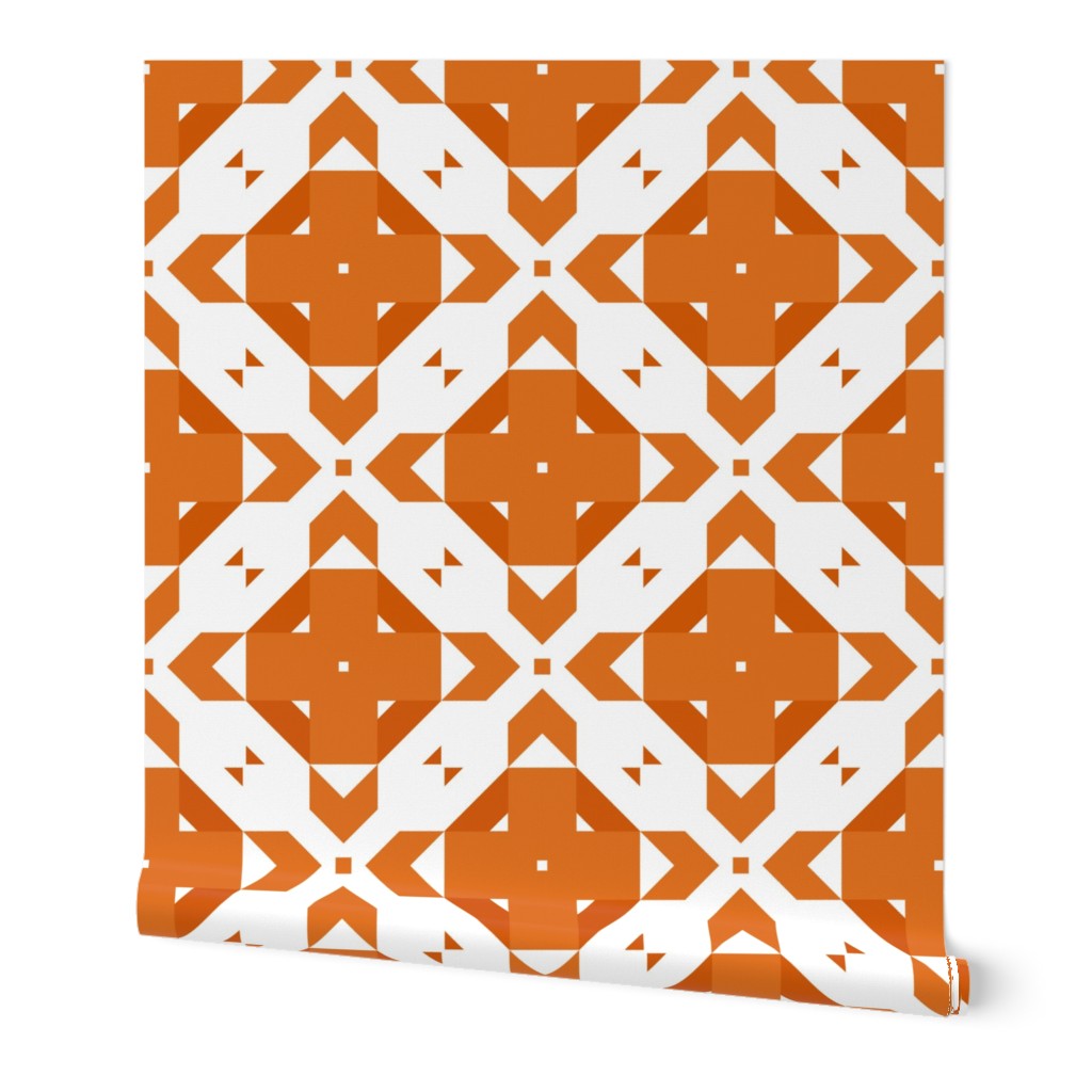 Funky Geometric ~ Many Oranges