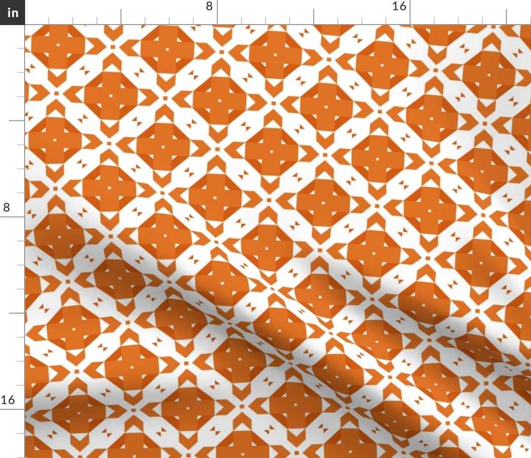 Funky Geometric ~ Many Oranges