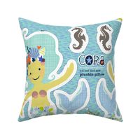 CORA the mermaid plushie pillow