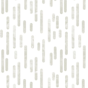 Beige on White Inky Rounded Lines Pattern