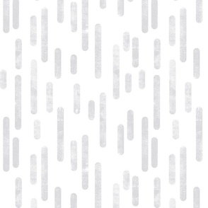 Pale Gray on White Inky Rounded Lines Pattern