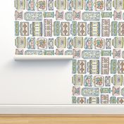 Tea Tins Kitchen Towel - Tea Towel