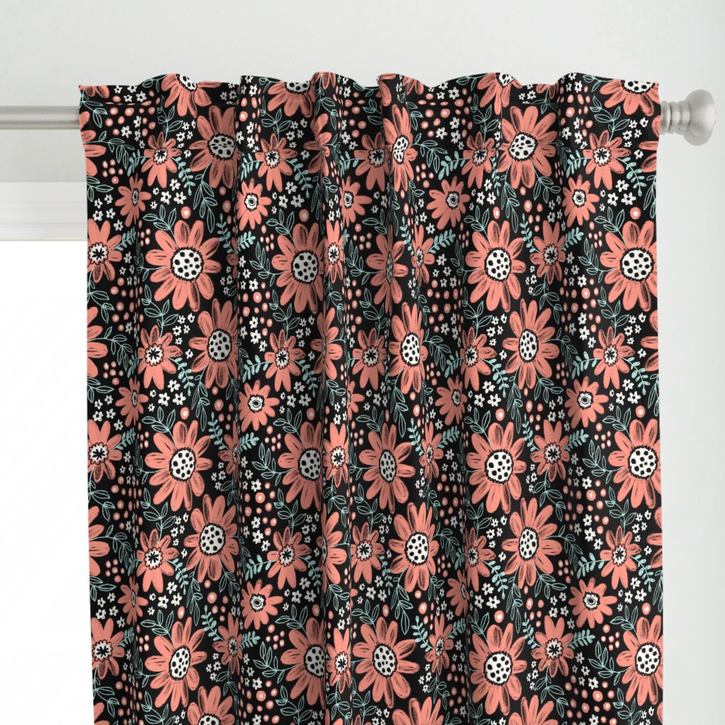 chalkboard floral