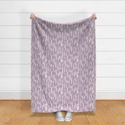 White on Mauve Inky Rounded Lines Pattern