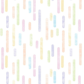 Pastel Colors Inky Rounded Lines Pattern