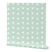 triangles // mint - Woodland Collection