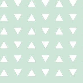 triangles // mint - Woodland Collection