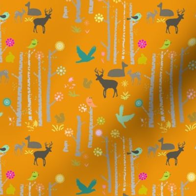 Woodland Deer Orange