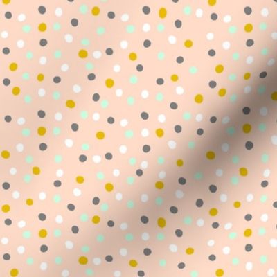 Dots on Peach