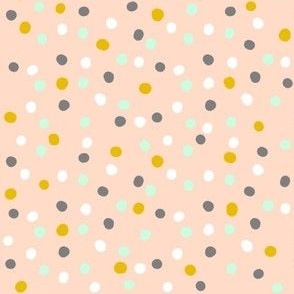 Dots on Peach