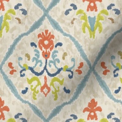 Manor Ikat Damask