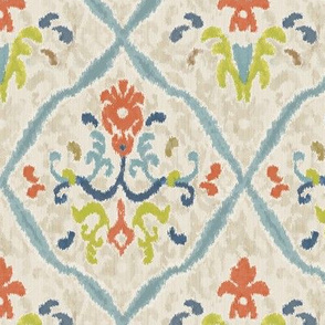 Manor Ikat Damask