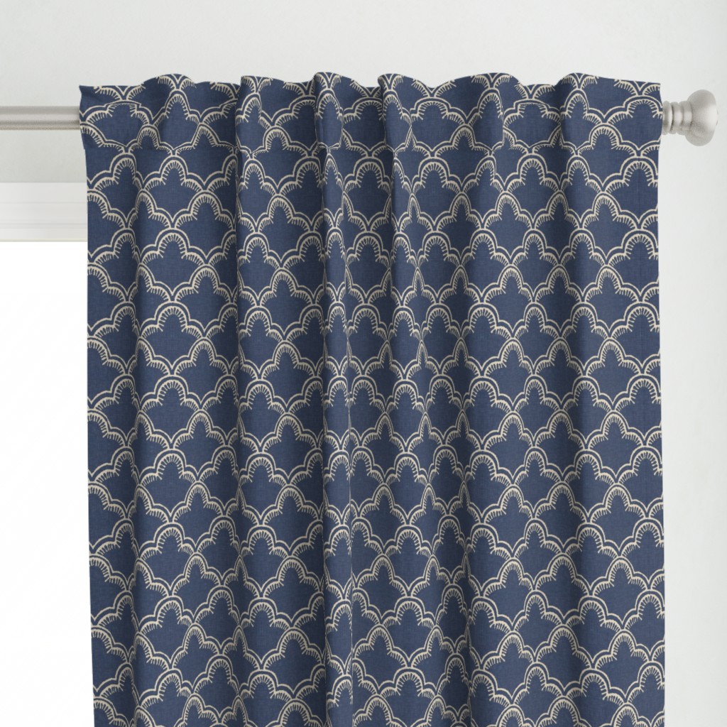 Tangier in Indigo Linen