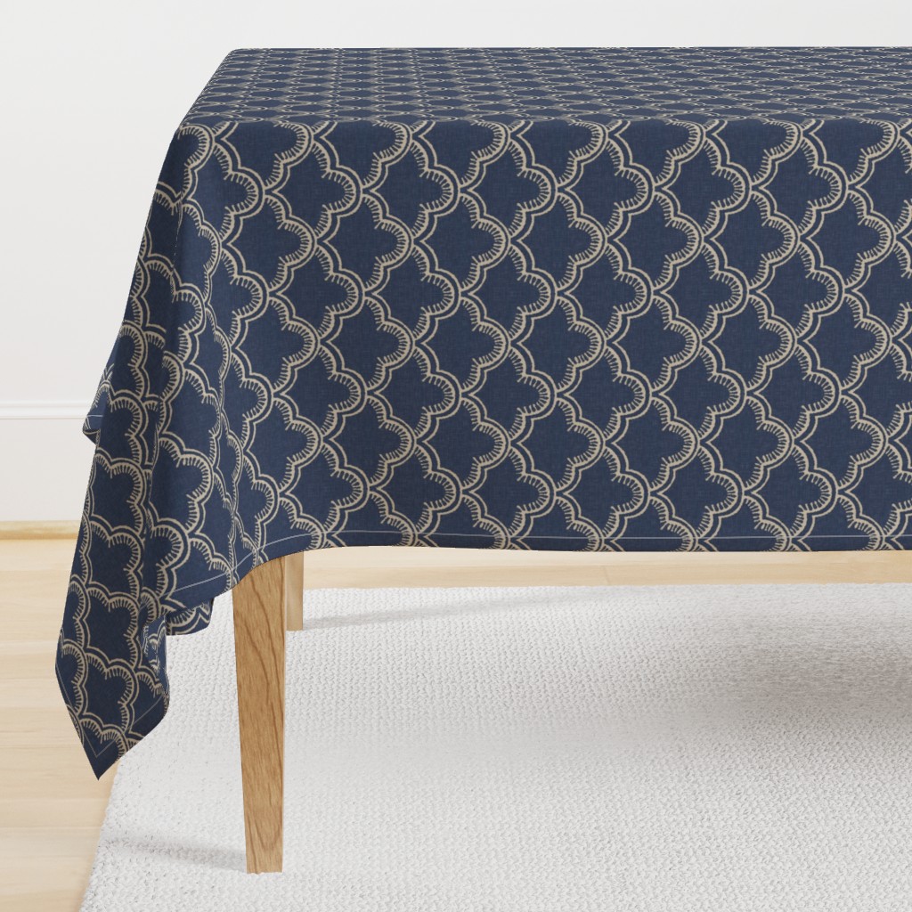 Tangier in Indigo Linen