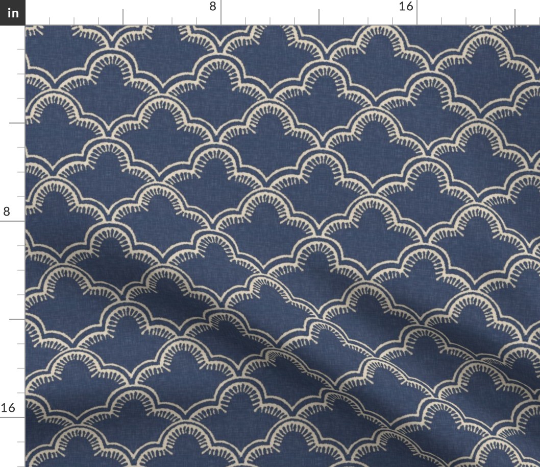 Tangier in Indigo Linen