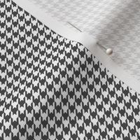 houndstooth tiny dark grey