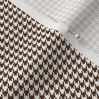 houndstooth tiny brown