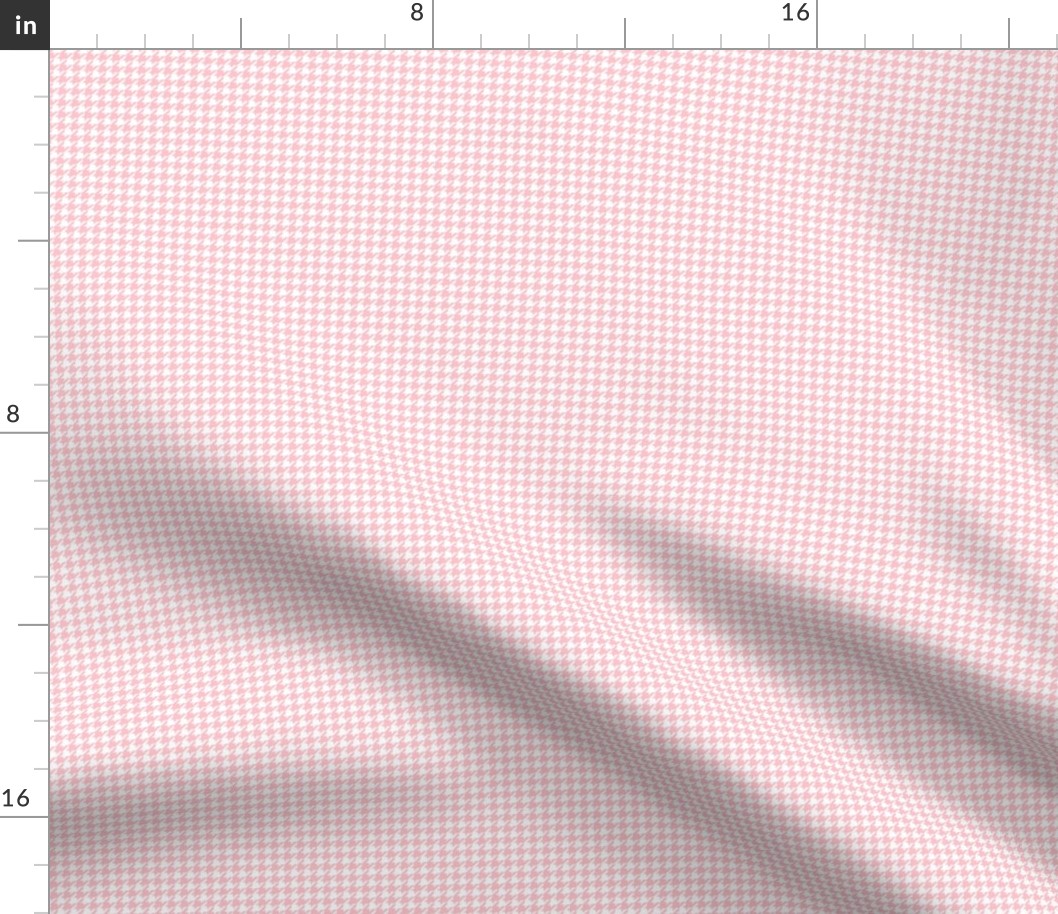 houndstooth tiny light pink