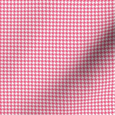 houndstooth tiny hot pink