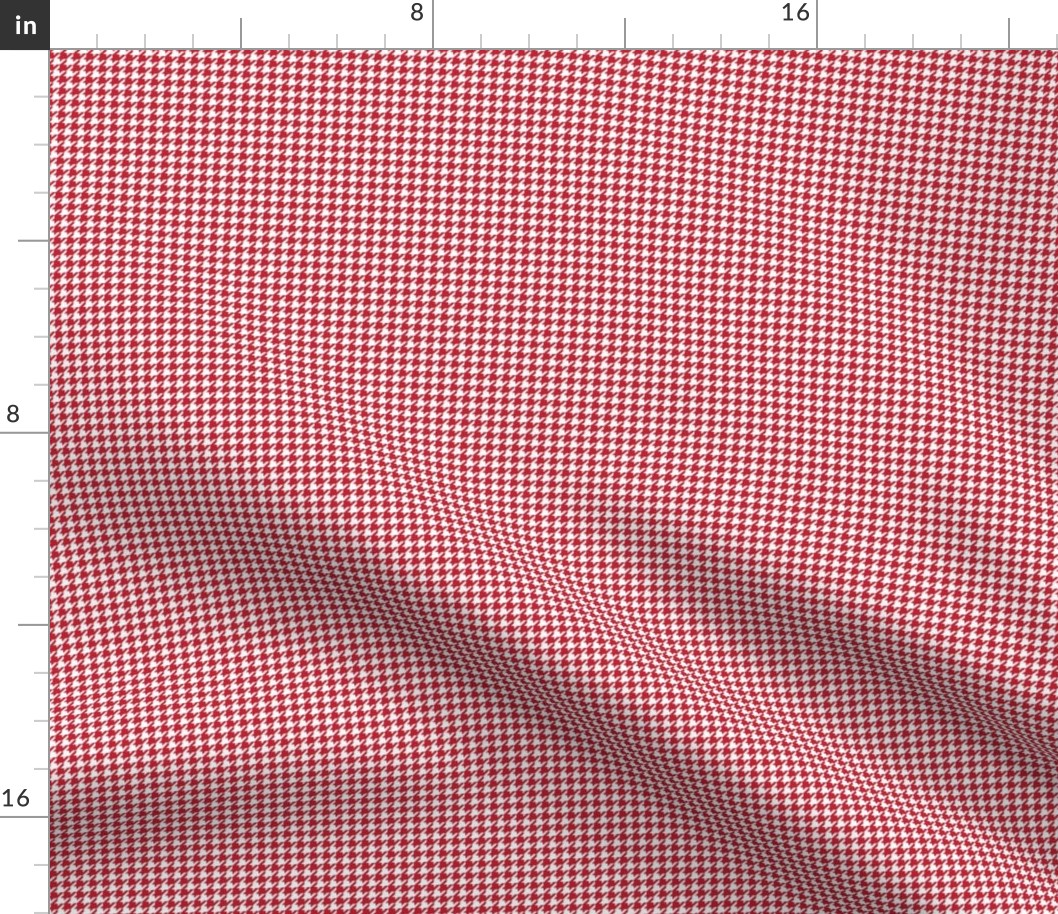 houndstooth tiny red