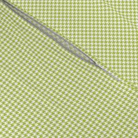 houndstooth tiny lime green