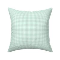 houndstooth tiny mint green