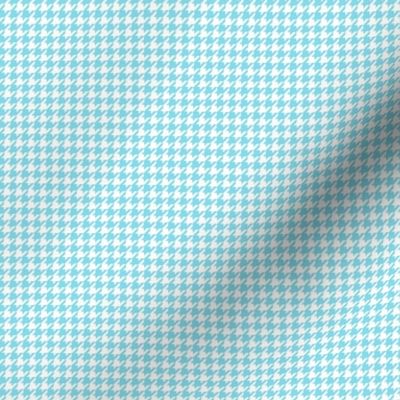 houndstooth tiny sky blue