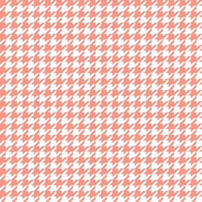 houndstooth peach