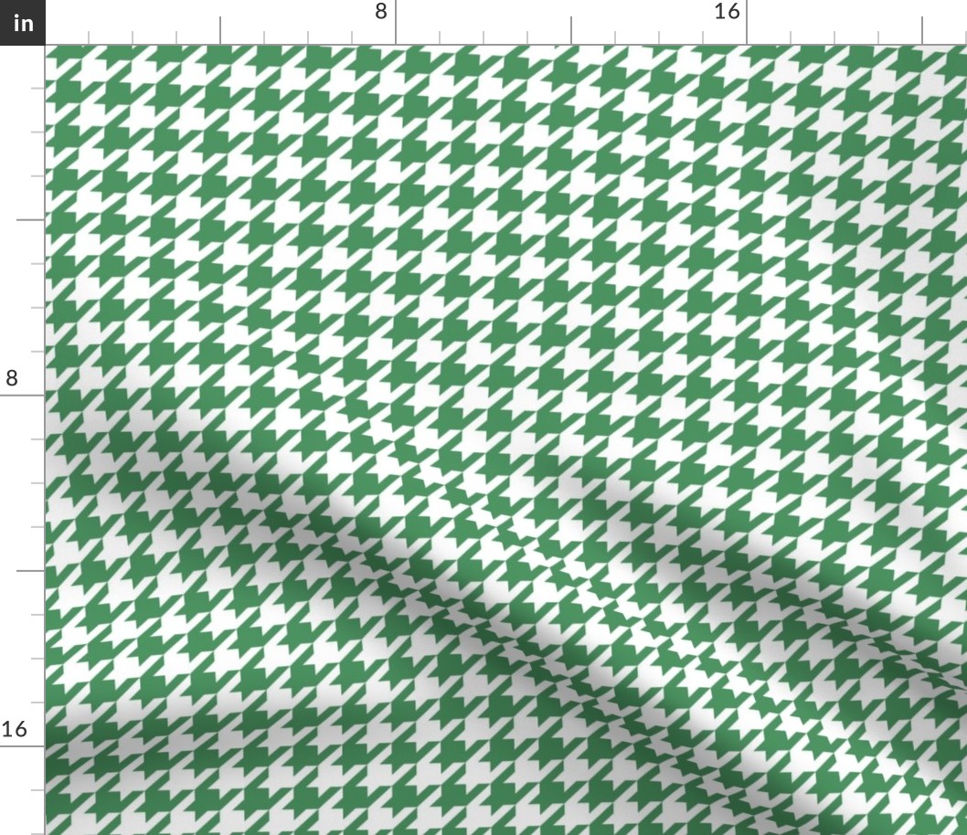 houndstooth kelly green