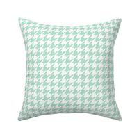 houndstooth mint green