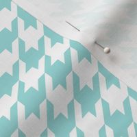 houndstooth light teal