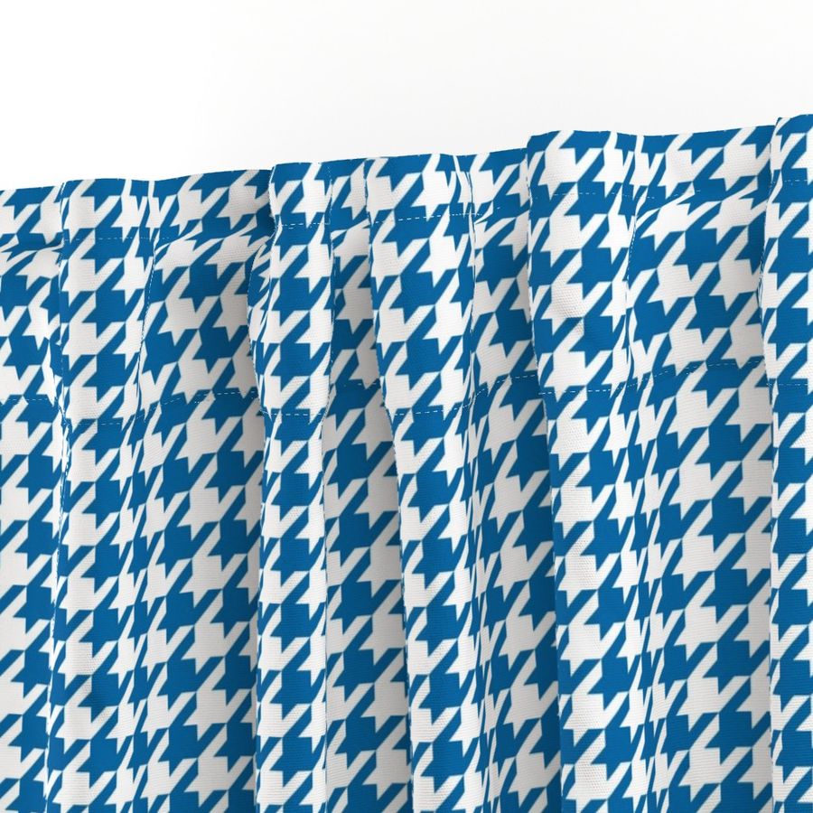 houndstooth royal blue