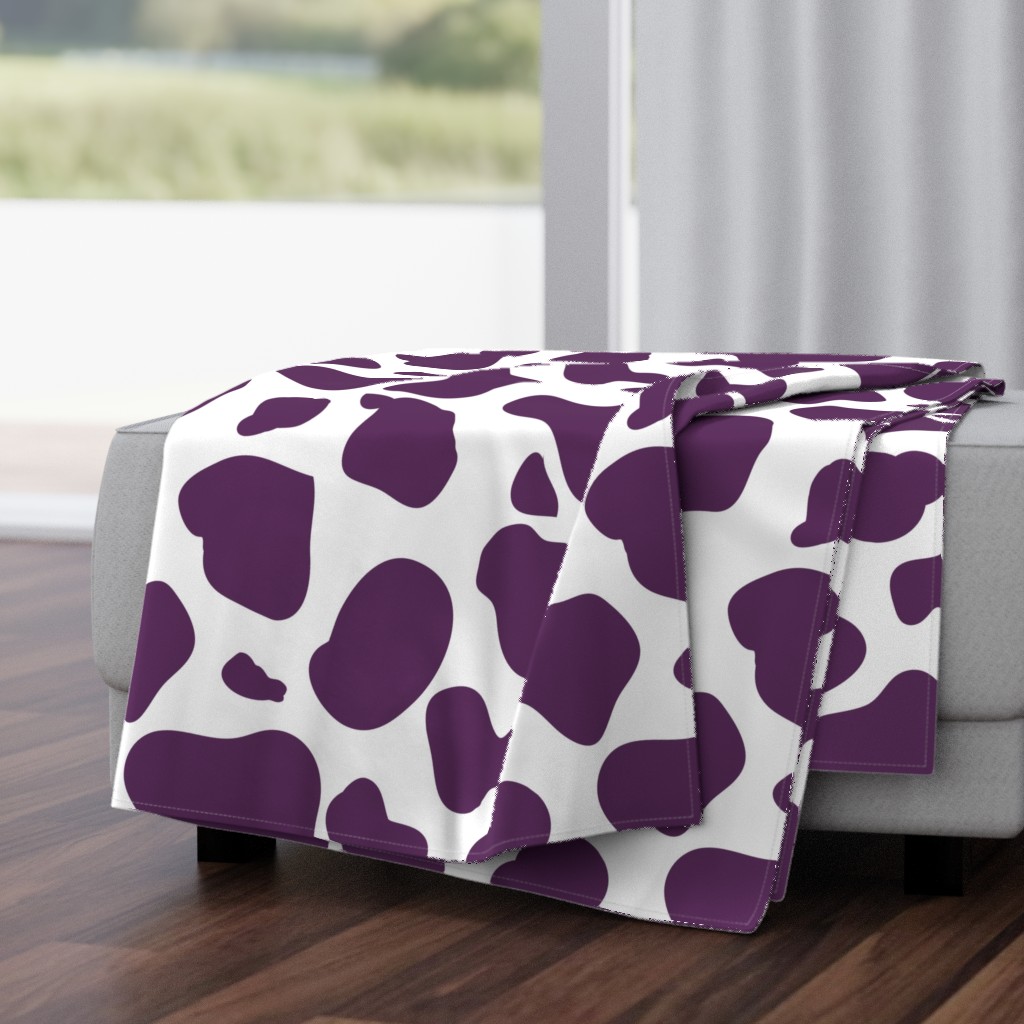 purple cow print