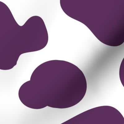 purple cow print