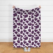 purple cow print