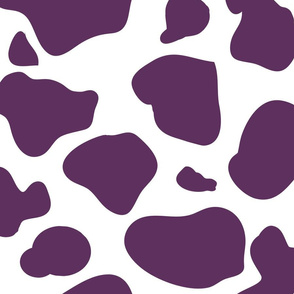 purple cow print